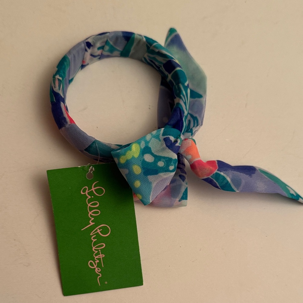 Lilly Pulitzer Vibrant Patterned Hair Scarf